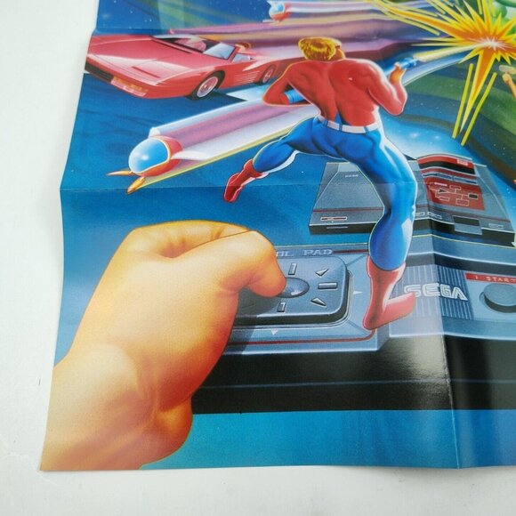 "Take Hold Of The Sega Adventure" Sega Master System SMS 1987 Promo Poster - Picture 5 of 9